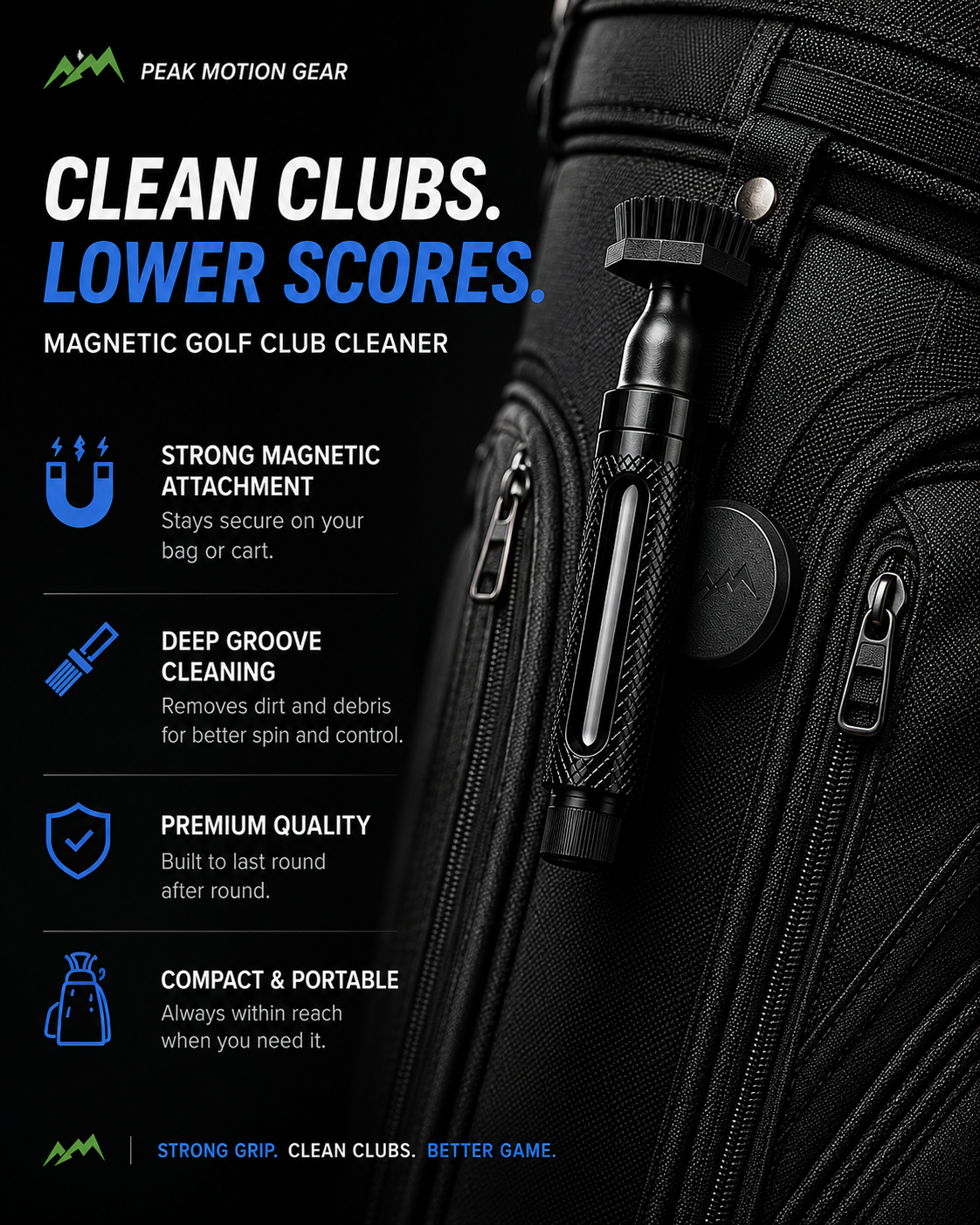 Magnetic Golf Club Cleaner