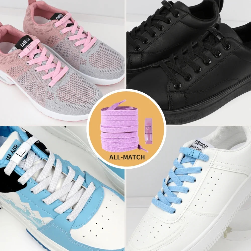 LockFit No-Tie Elastic Shoelaces