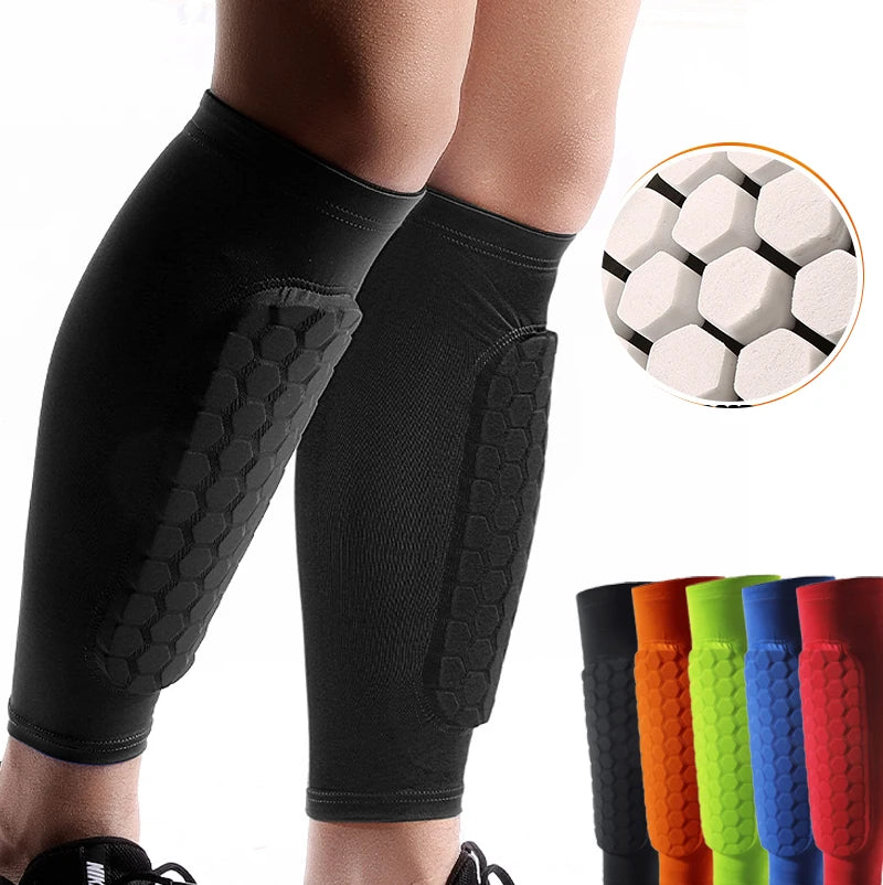 Padded Soccer Shin Guard Sleeves