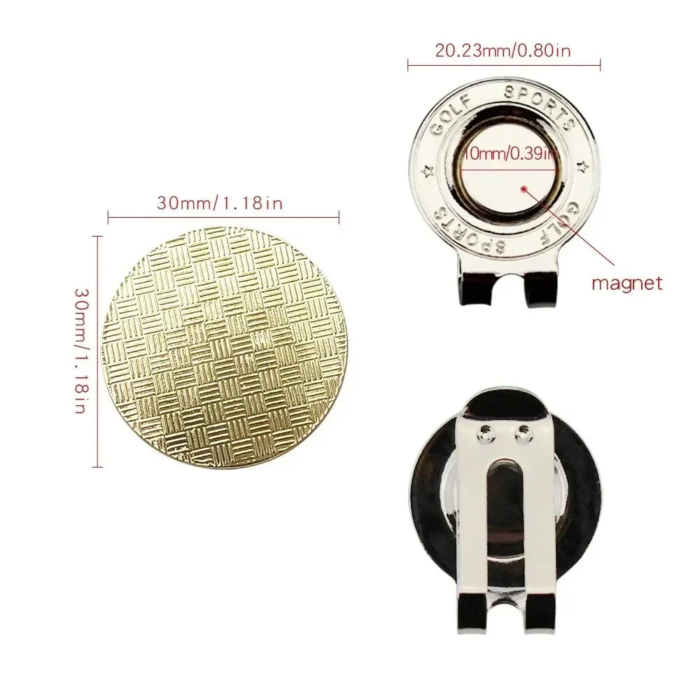 Magnetic Golf Ball Marker & Hat Clip