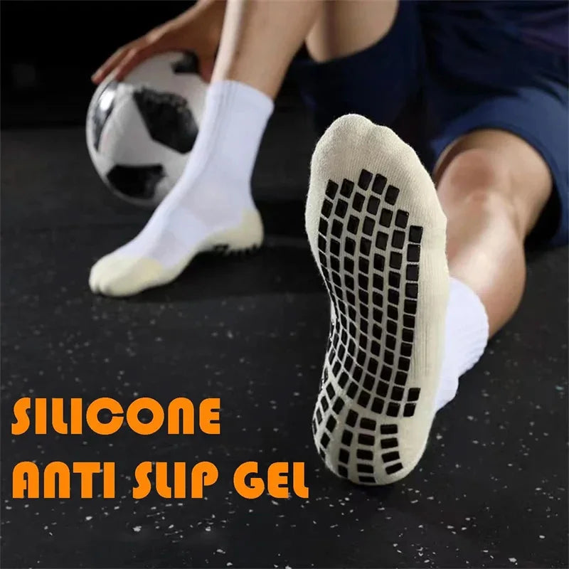 Anti-Slip Grip Soccer Socks