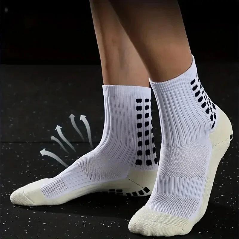 Anti-Slip Grip Soccer Socks