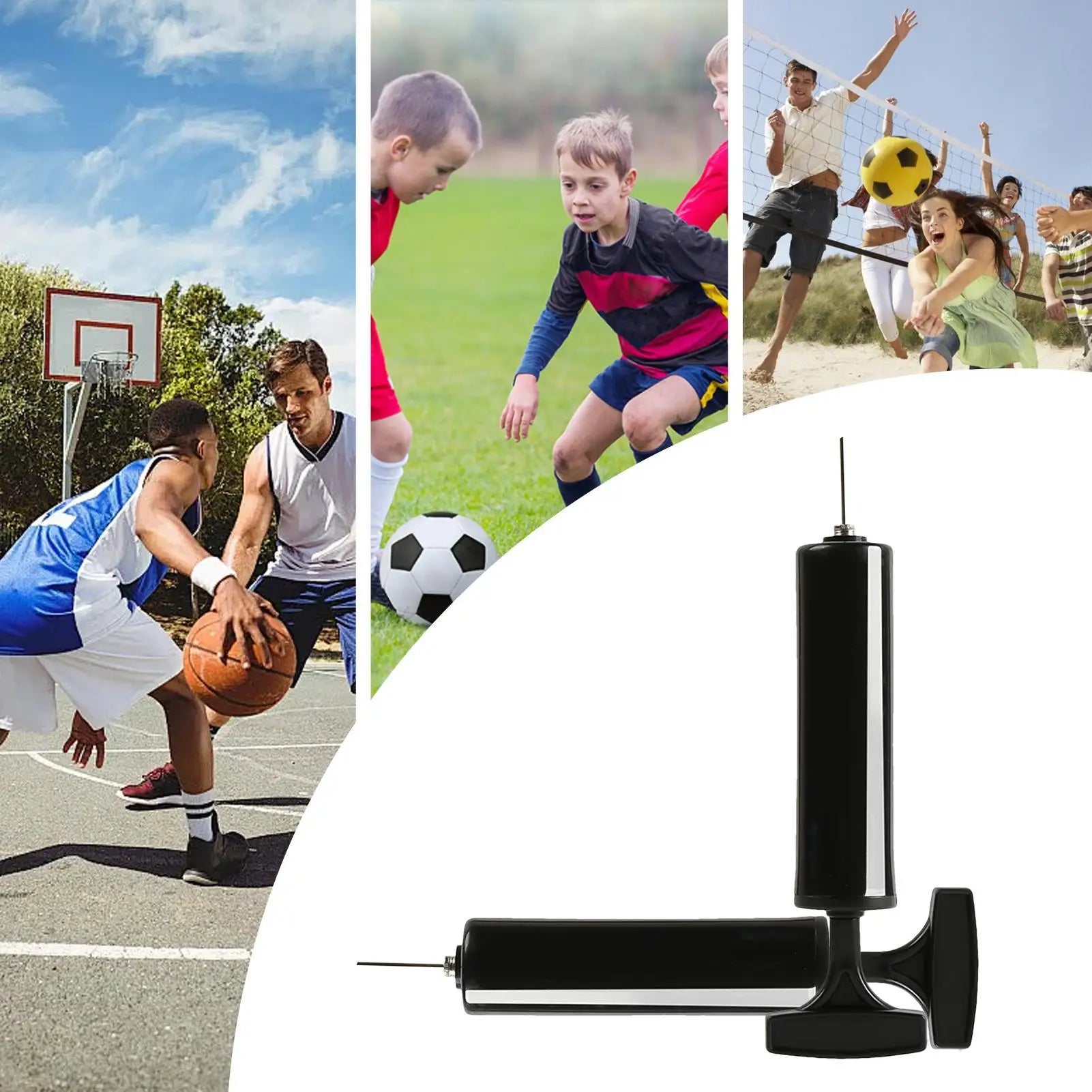 Compact Sports Ball Pump