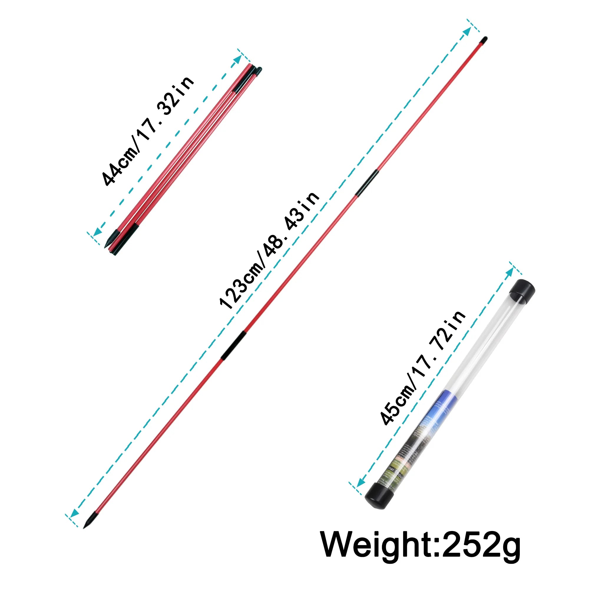 Golf Alignment Sticks (2-Pack)