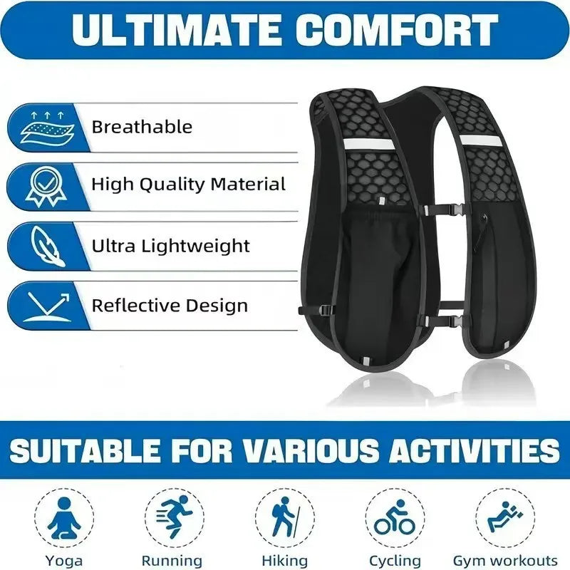 Lightweight Hydration Running Vest