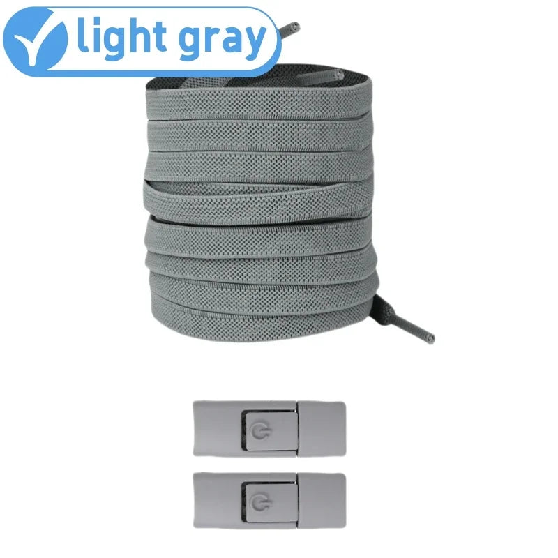 LockFit No-Tie Elastic Shoelaces