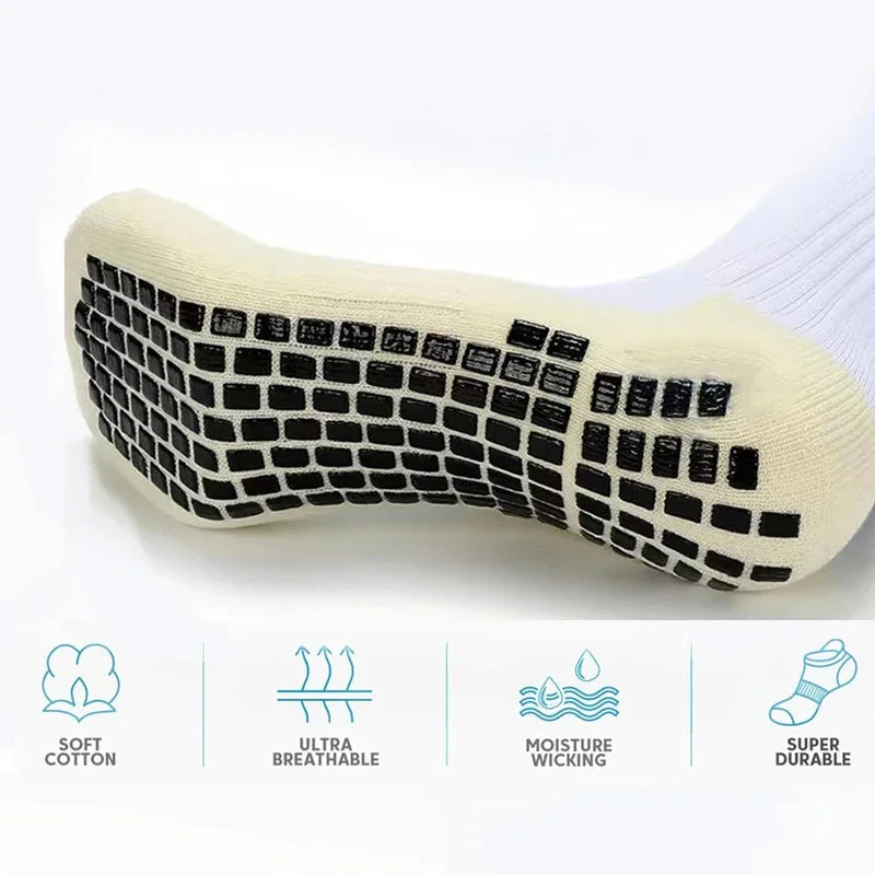 Anti-Slip Grip Soccer Socks