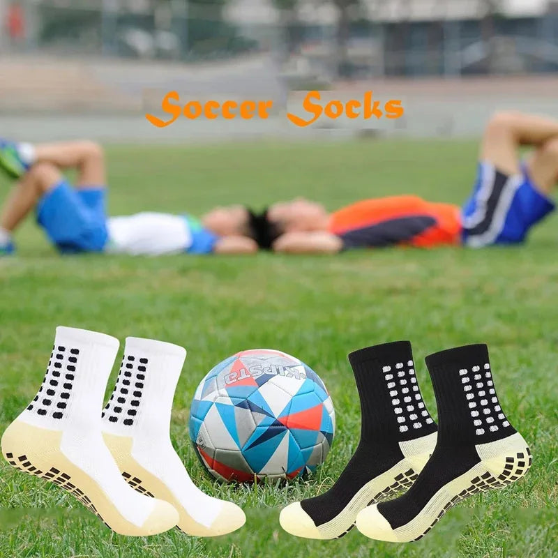 Anti-Slip Grip Soccer Socks