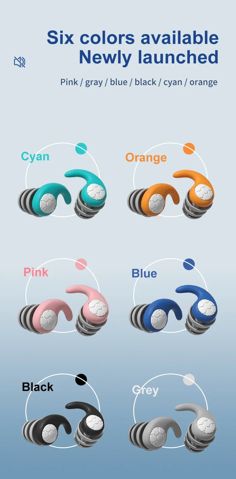 Waterproof Surf Ear Plugs