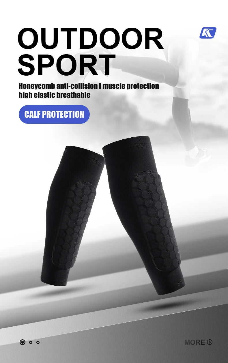 Padded Soccer Shin Guard Sleeves