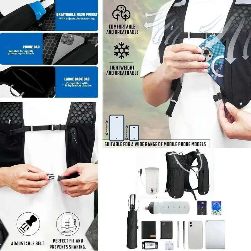 Lightweight Hydration Running Vest