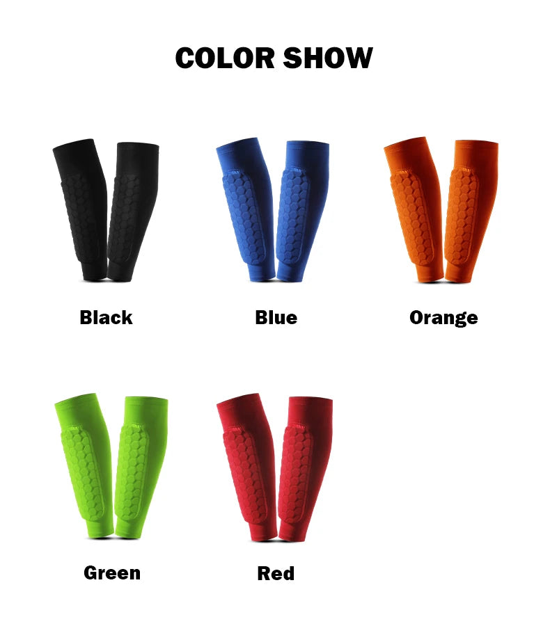 Padded Soccer Shin Guard Sleeves