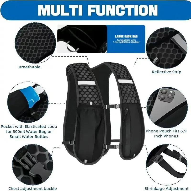 Lightweight Hydration Running Vest