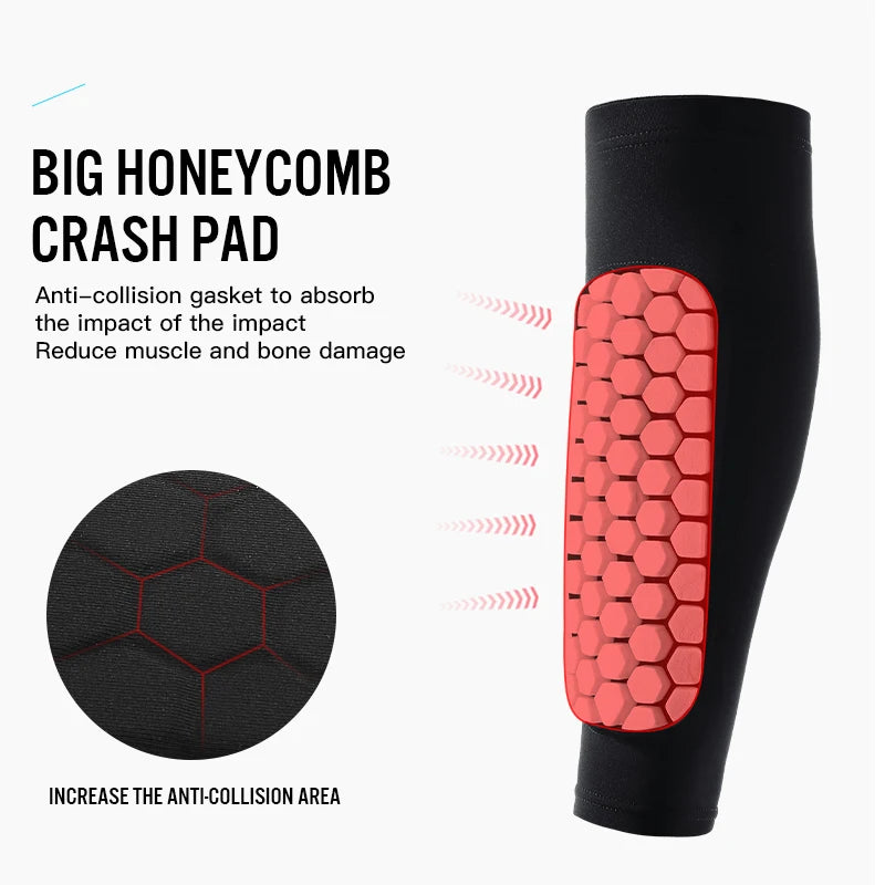 Padded Soccer Shin Guard Sleeves